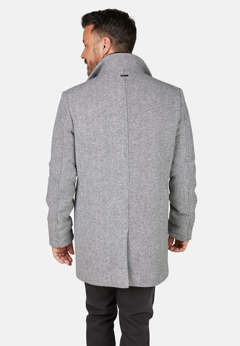 Eleganter Wollmantel Twill