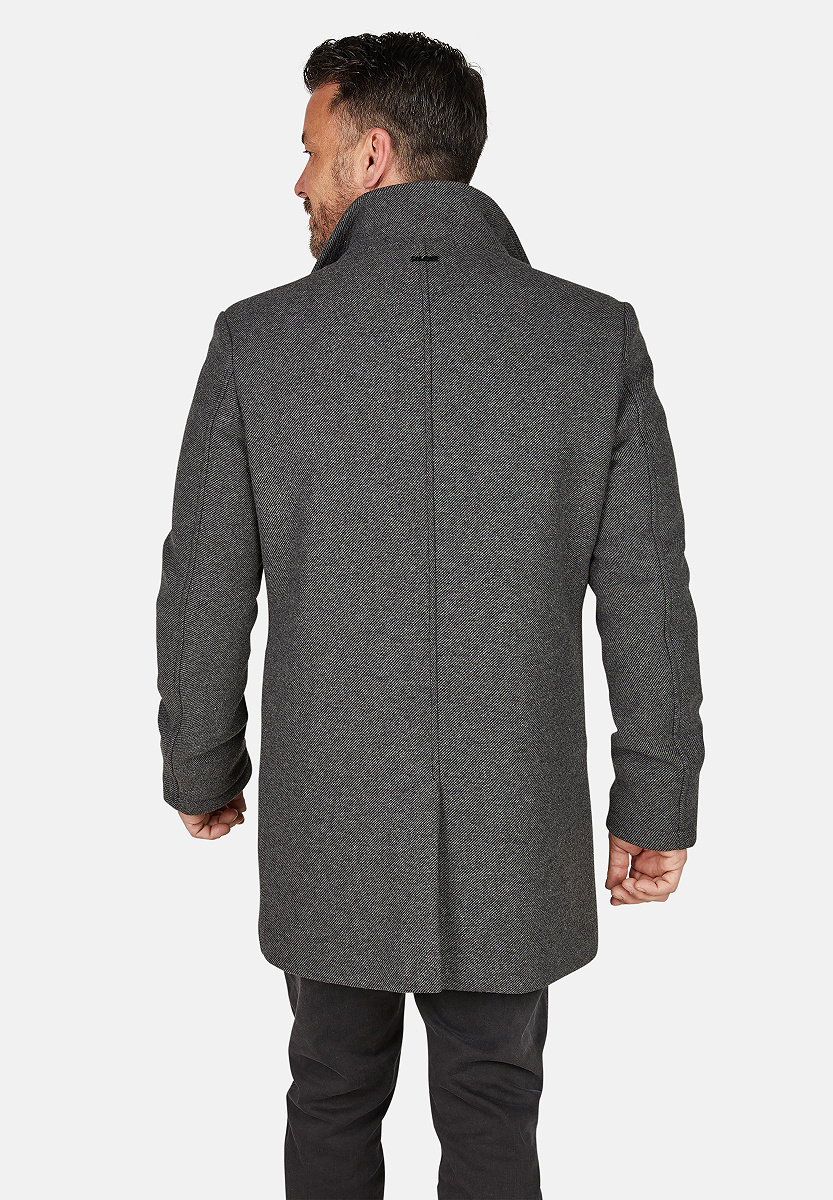 Eleganter Wollmantel Twill