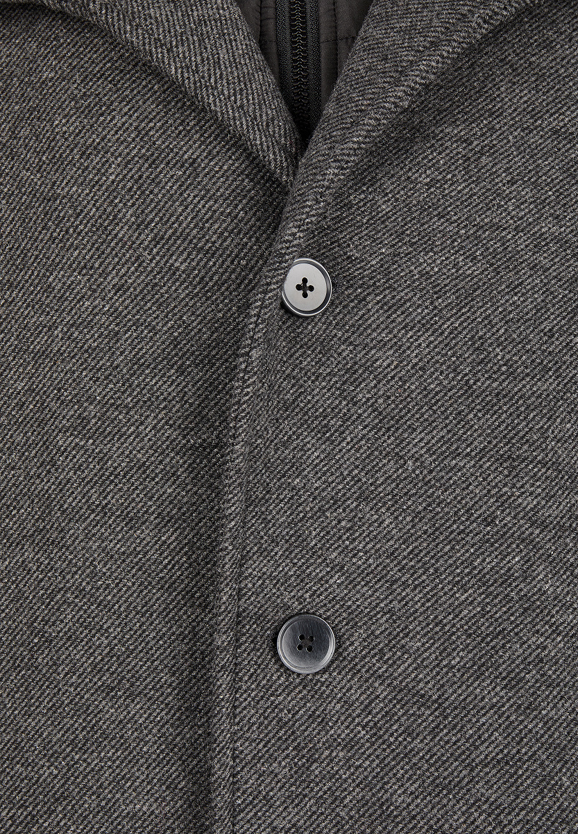 Eleganter Wollmantel Twill