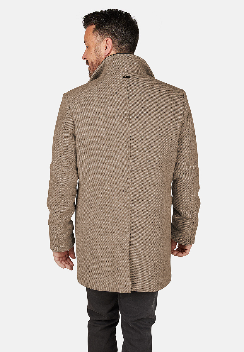 Eleganter Wollmantel Twill