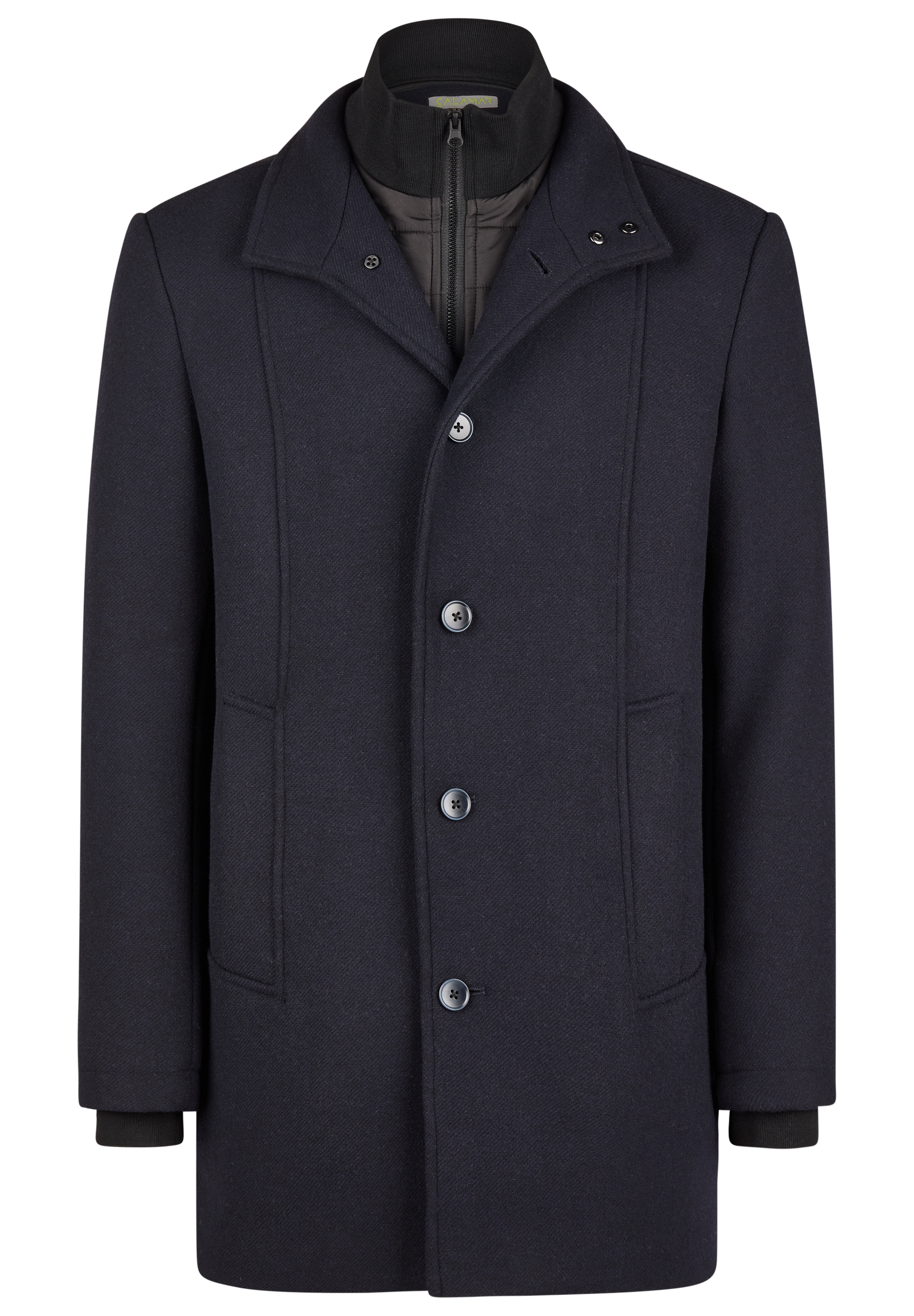 Eleganter Wollmantel Twill