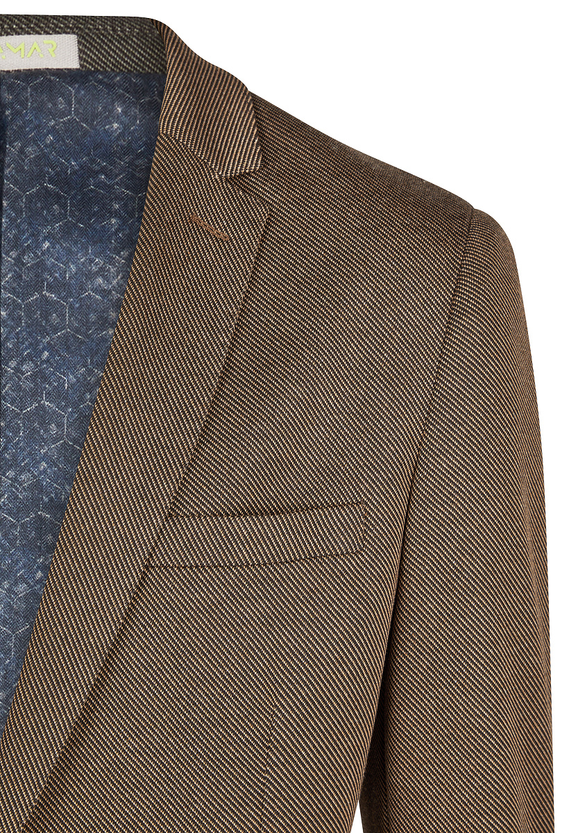 Blazer aus Jersey in Twill-Optik