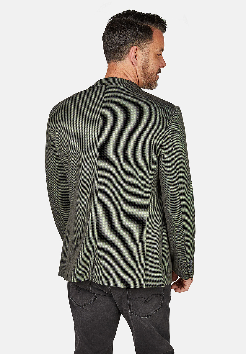 Blazer aus Jersey in Twill-Optik