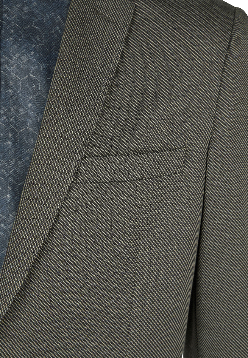 Blazer aus Jersey in Twill-Optik