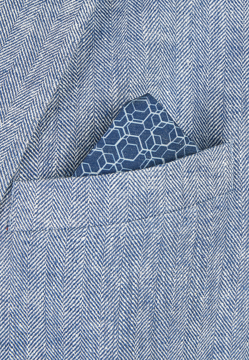 Sakko Leinen Herringbone