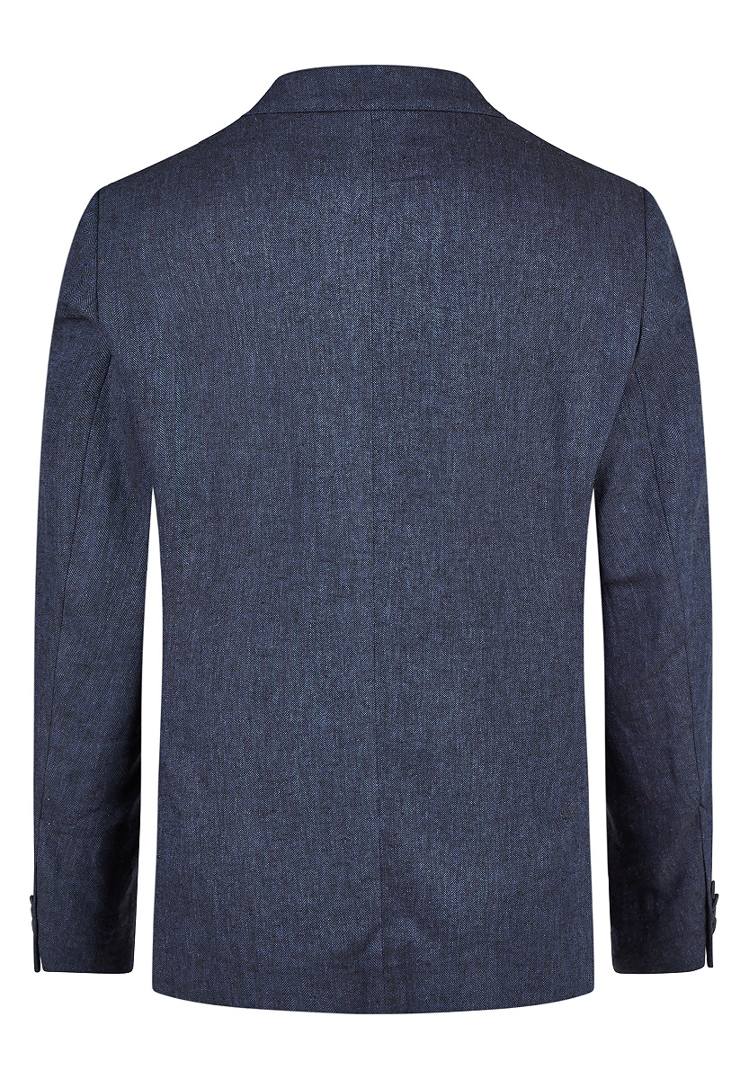 Sakko Leinen Herringbone