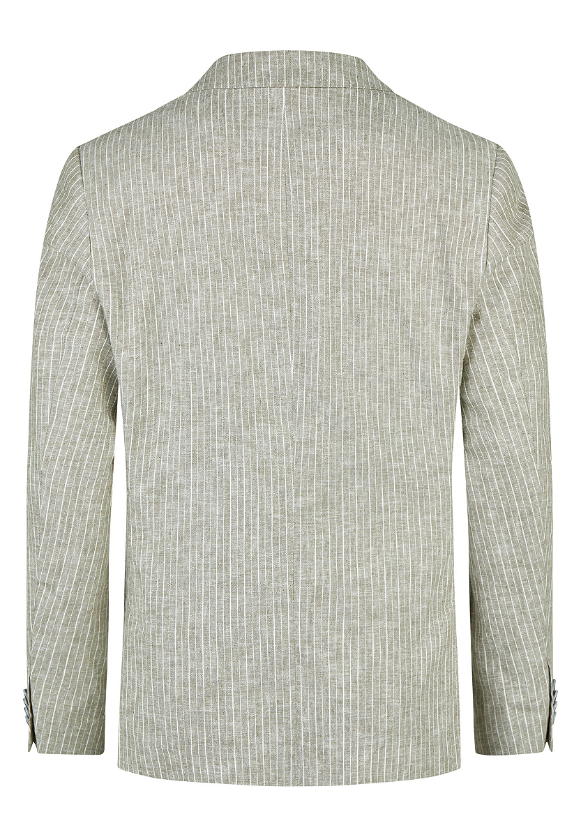 Sakko Leinen Stripe