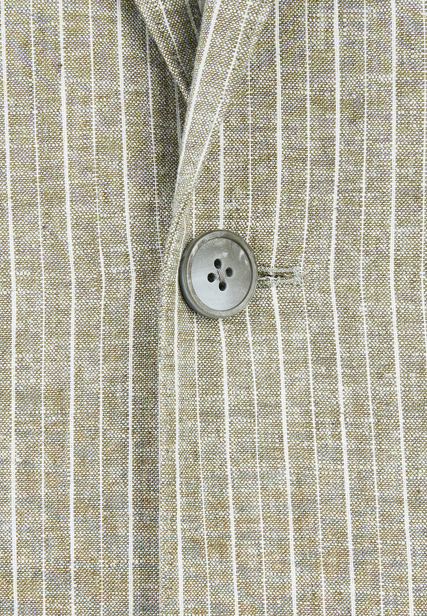 Sakko Leinen Stripe