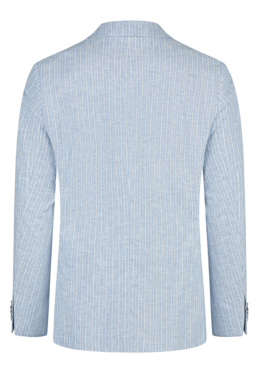 Sakko Leinen Stripe