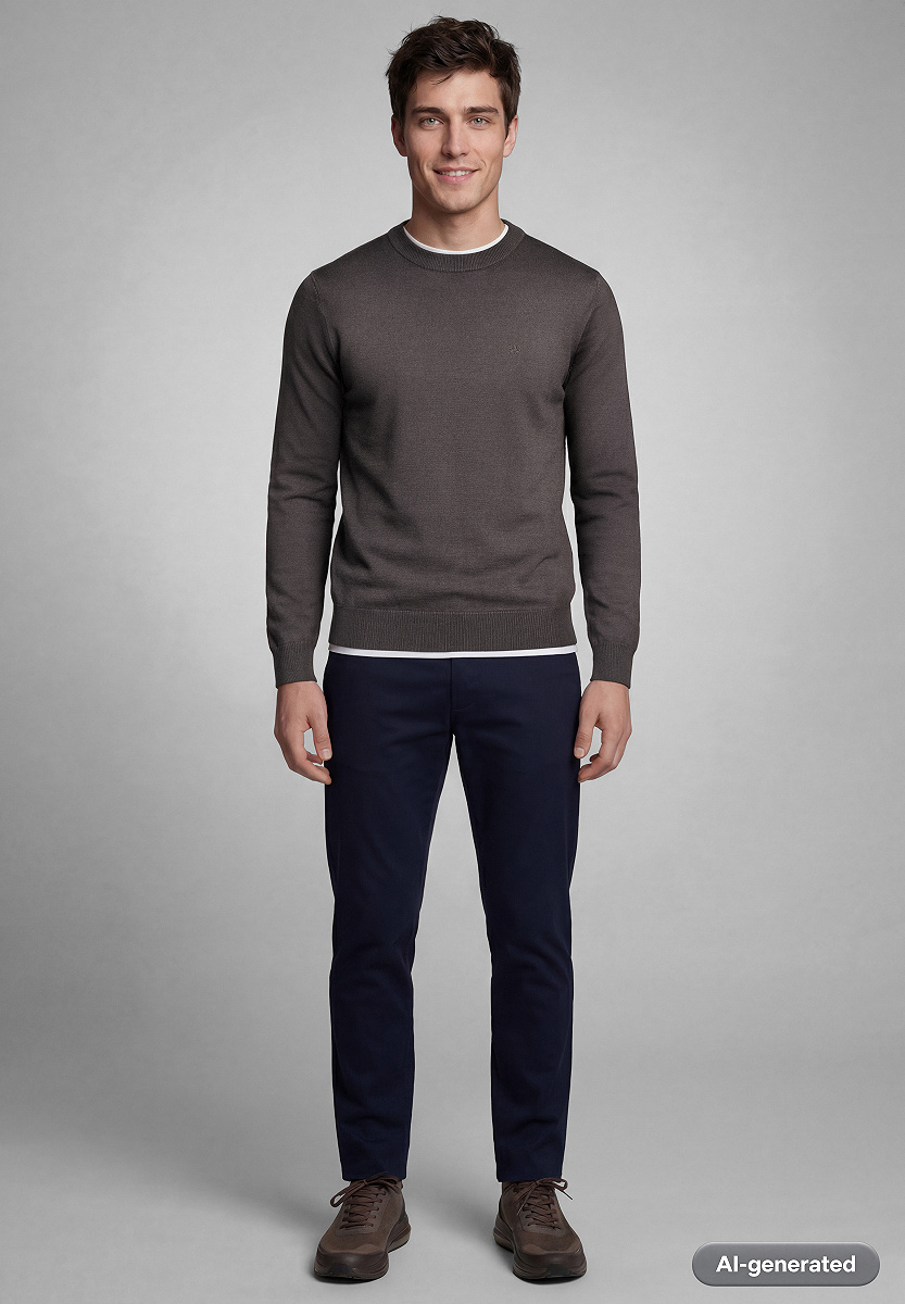 Weicher Pullover in Strickqualität