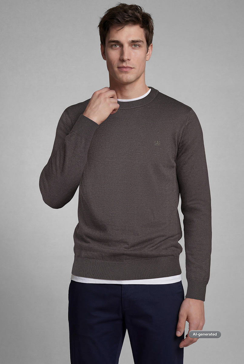 Weicher Pullover in Strickqualität