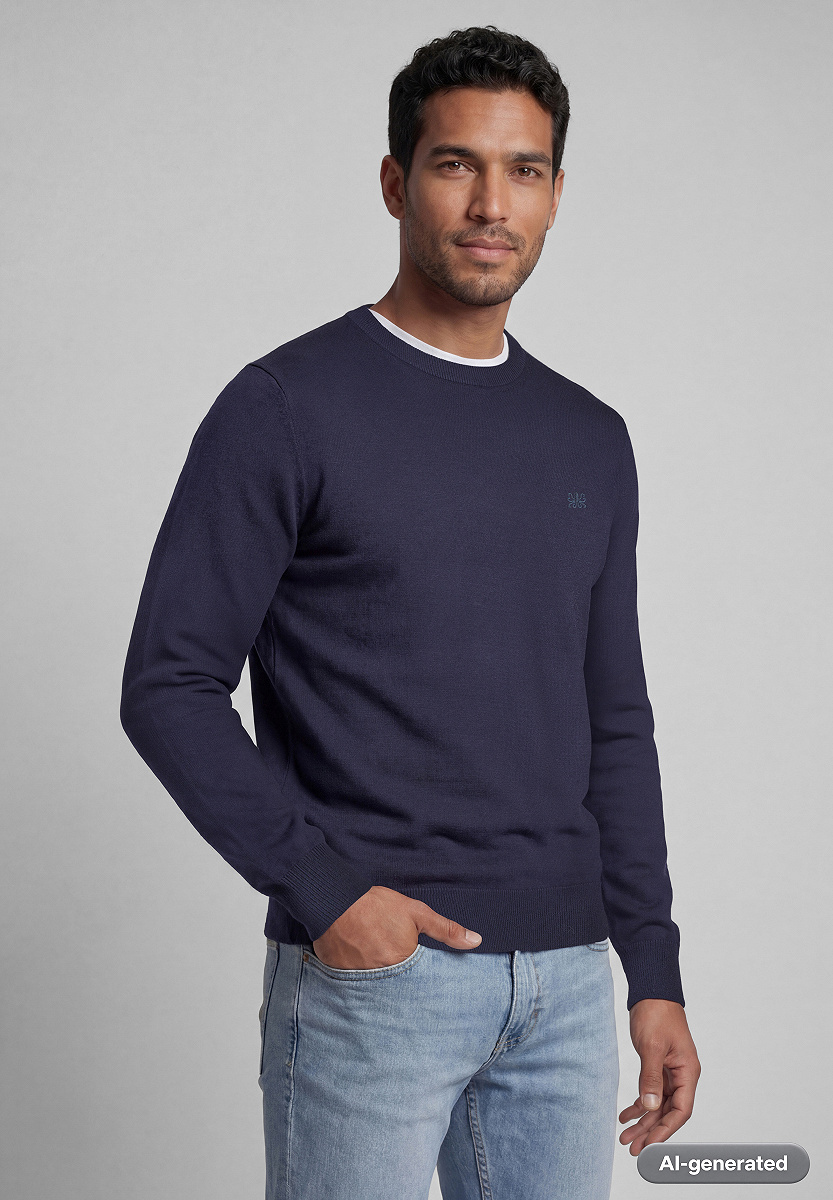 Weicher Pullover in Strickqualität