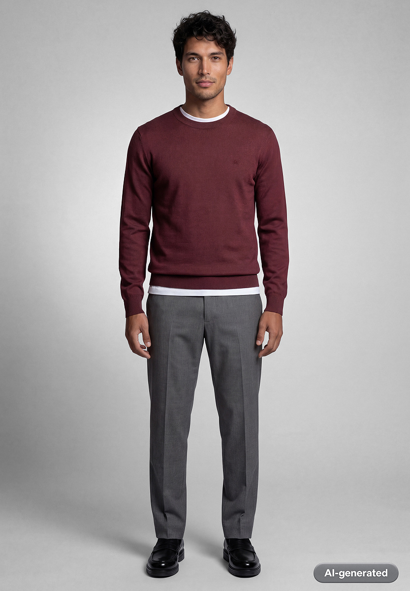 Weicher Pullover in Strickqualität