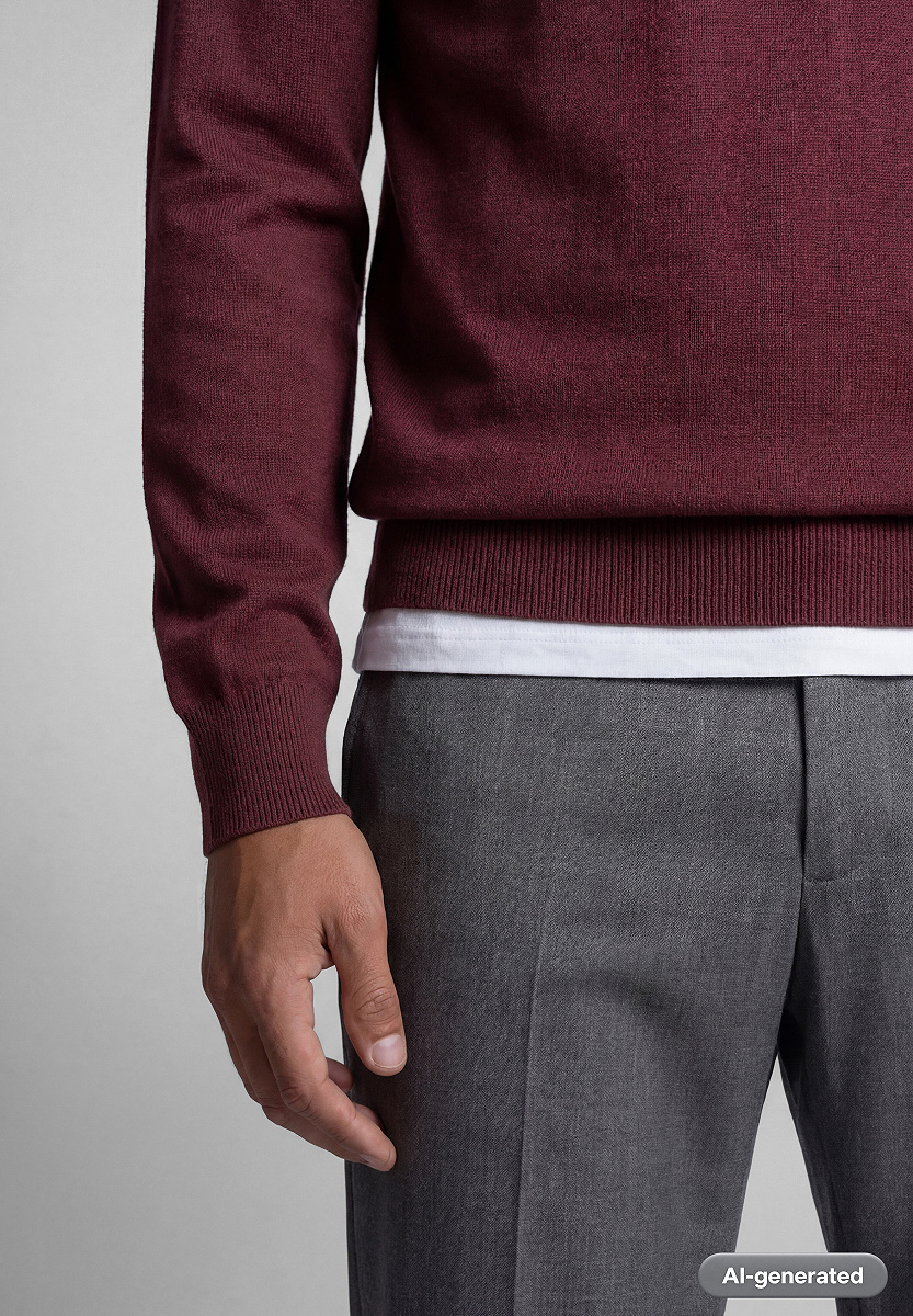 Weicher Pullover in Strickqualität