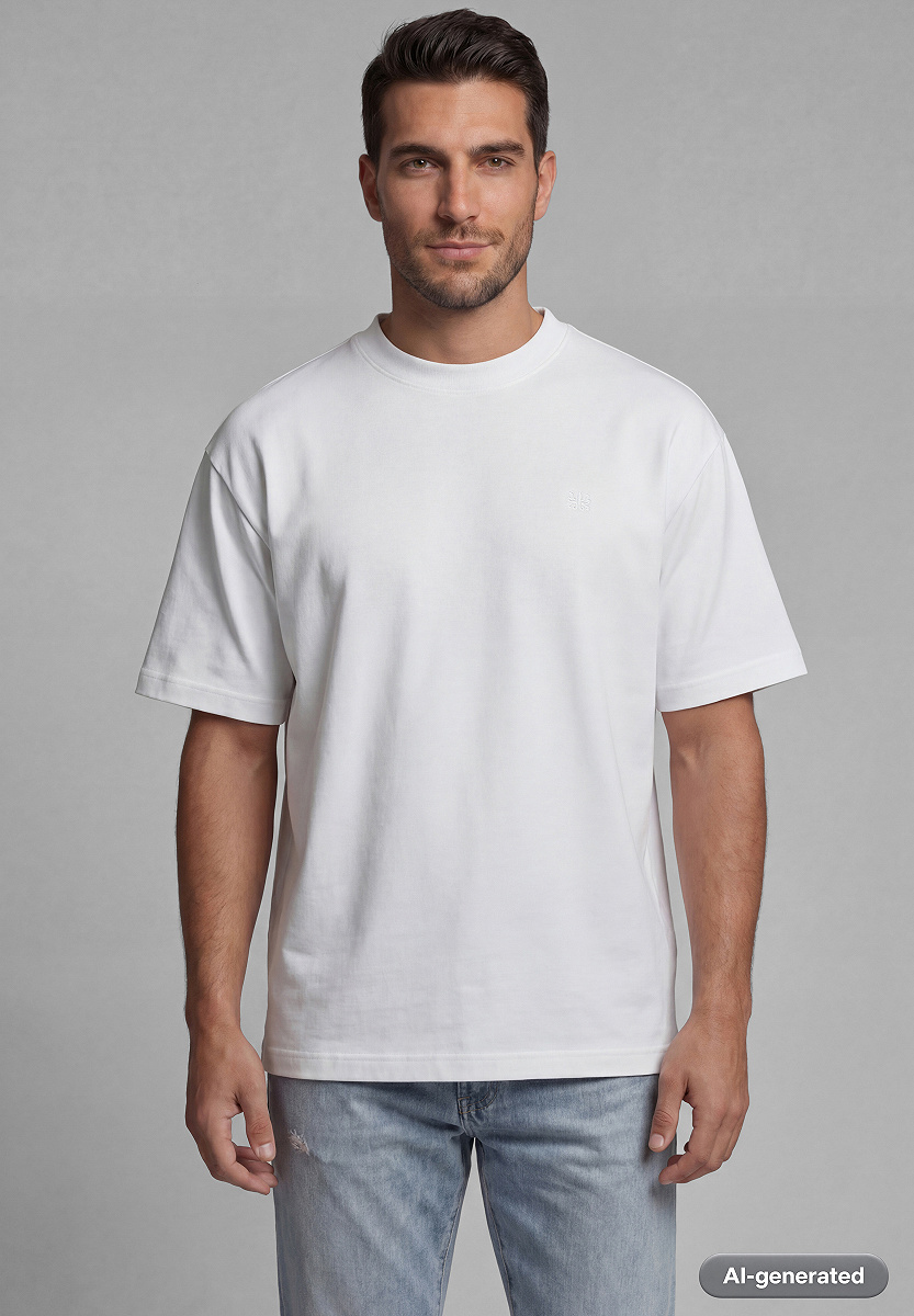 Atmungsaktives Baumwoll-T-Shirt