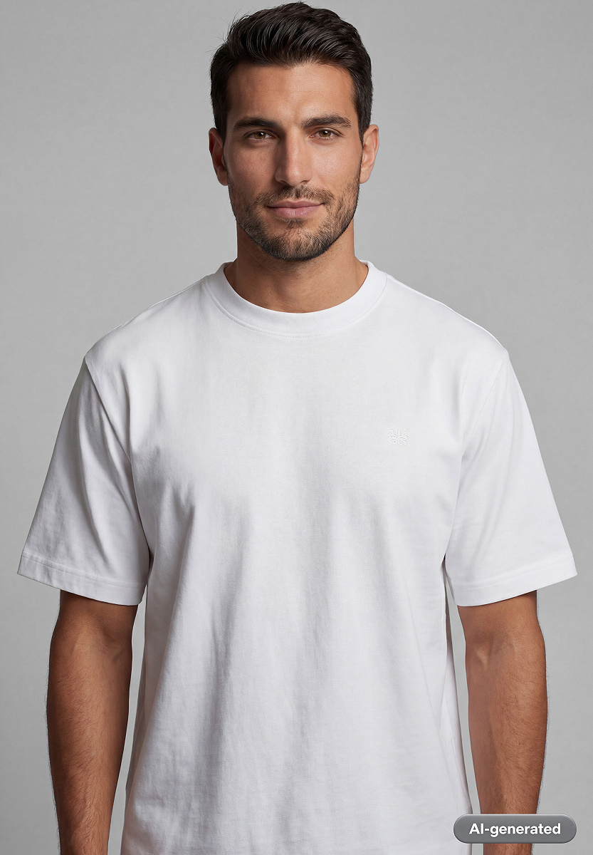 Atmungsaktives Baumwoll-T-Shirt