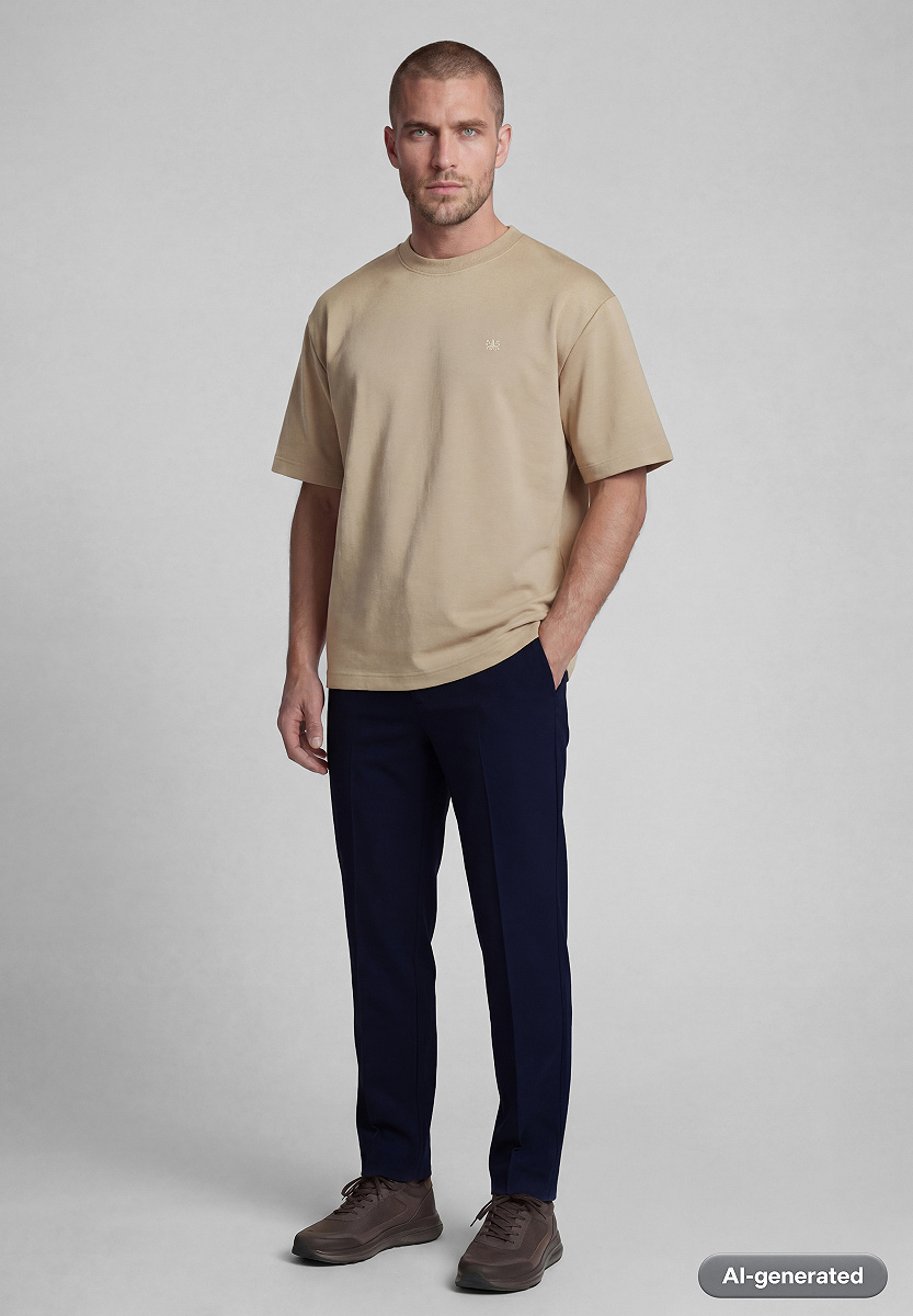 Atmungsaktives Baumwoll-T-Shirt