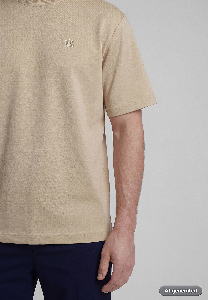 Atmungsaktives Baumwoll-T-Shirt