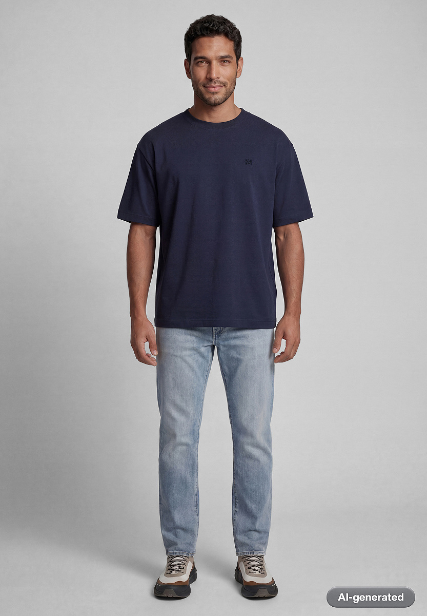 Atmungsaktives Baumwoll-T-Shirt