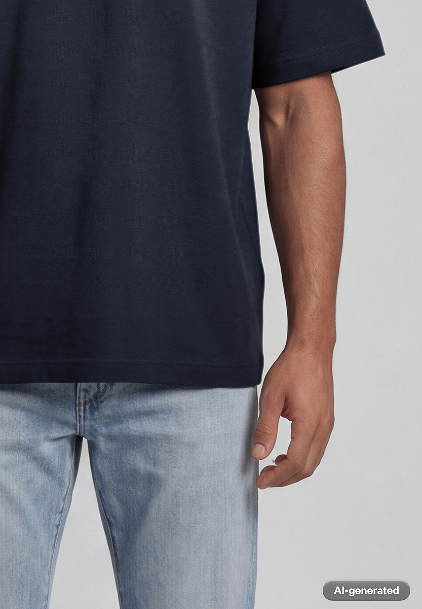 Atmungsaktives Baumwoll-T-Shirt