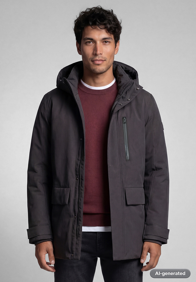 Funktionsjacke mit Kapuze