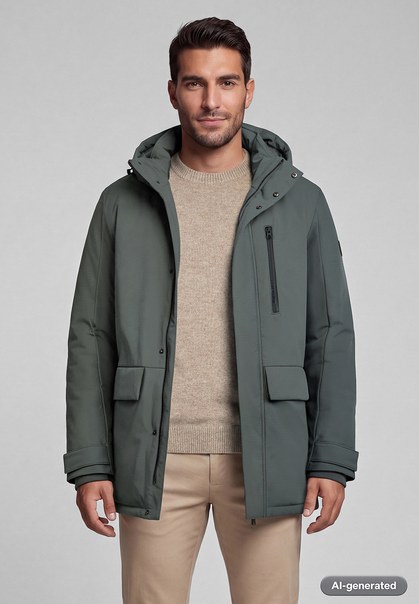 Funktionsjacke mit Kapuze