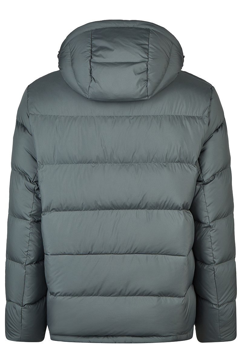 Steppjacke mit abnehmbarer Kapuze und Kontrastfutter