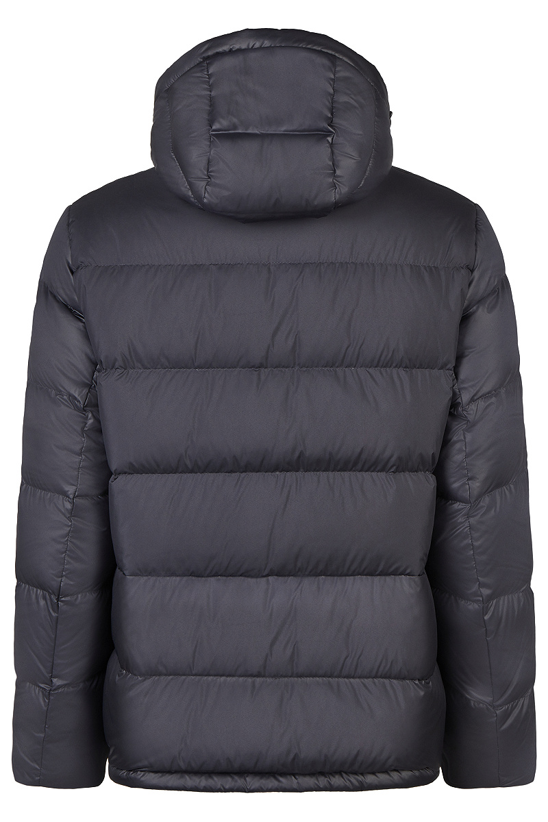 Steppjacke mit abnehmbarer Kapuze und Kontrastfutter