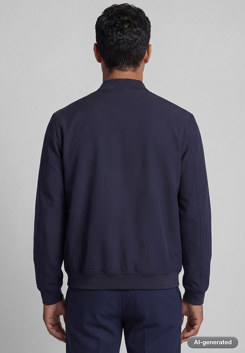 Indoor-Blouson mit Bomberkragen