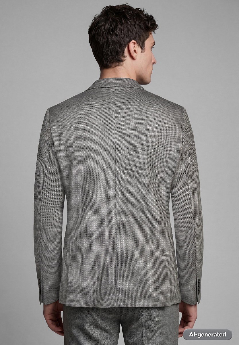 Halbgefüttertes Jersey-Sakko