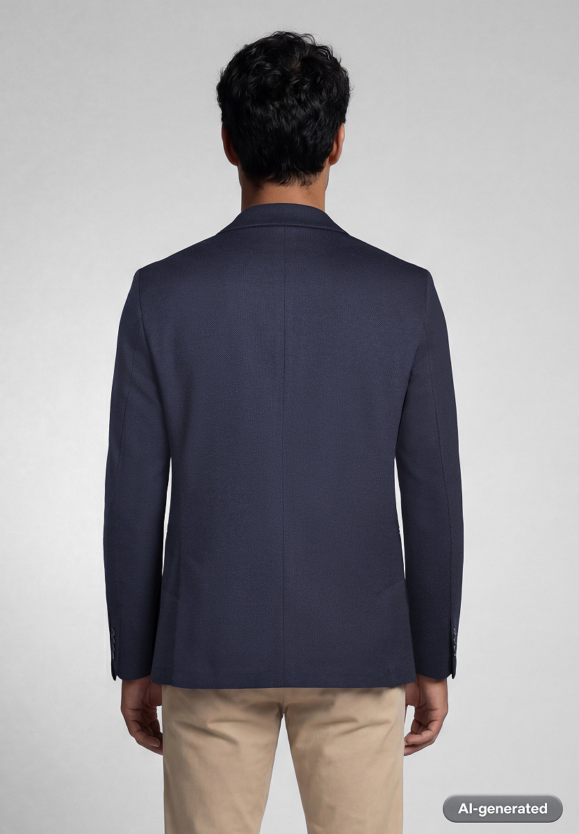 Halbgefüttertes Jersey-Sakko