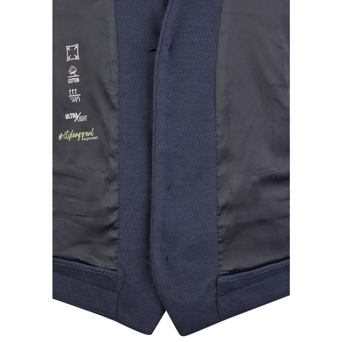 Cotton Blend Sakko Weste